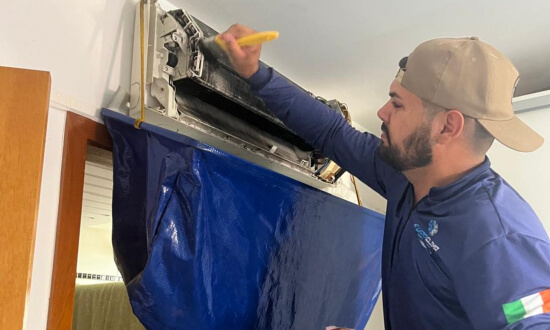 Limpeza e Higienização de Ar-condicionado 